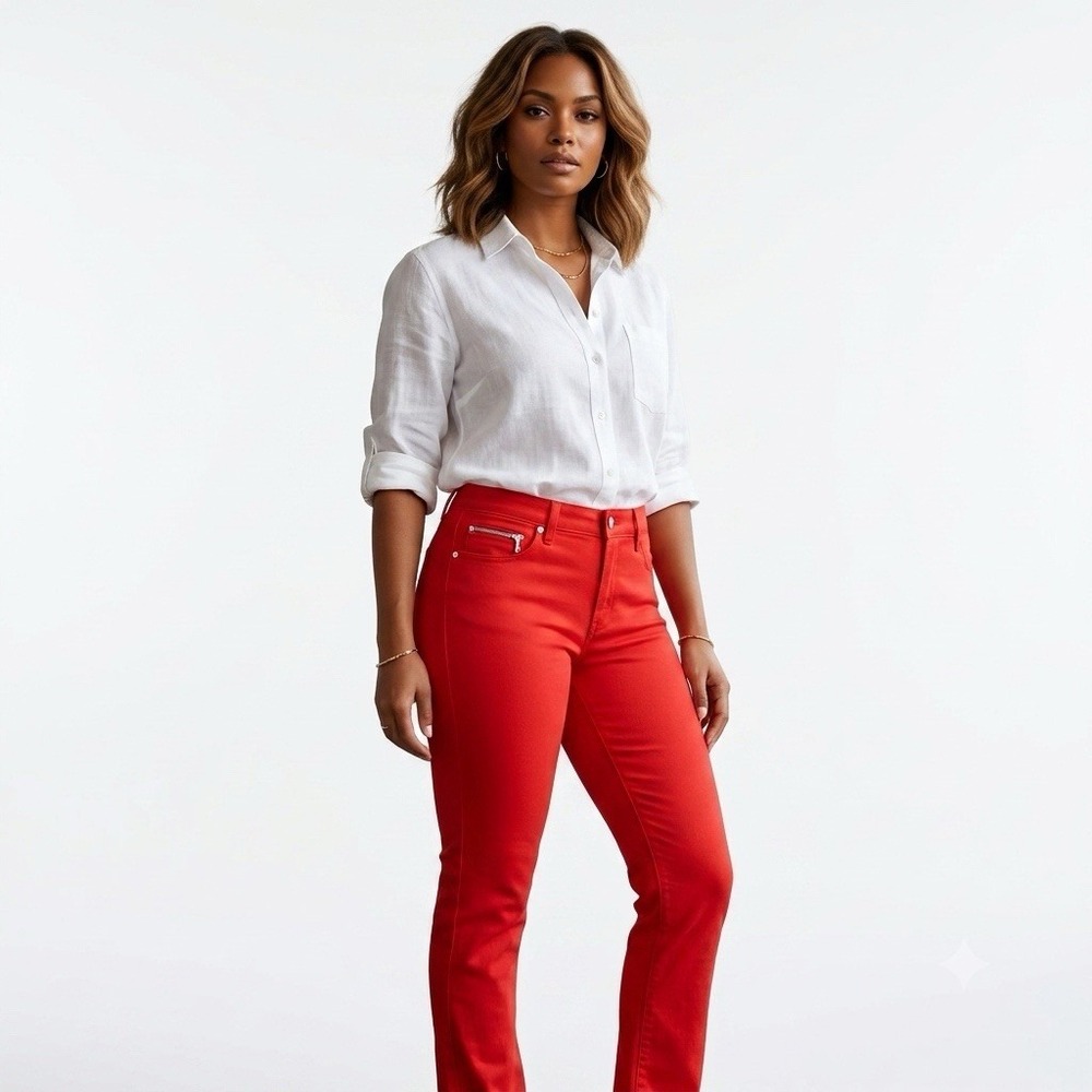 Lauren Ralph Lauren Women's‎ Jeans Pants Size 4 Modern Straight  Midrise